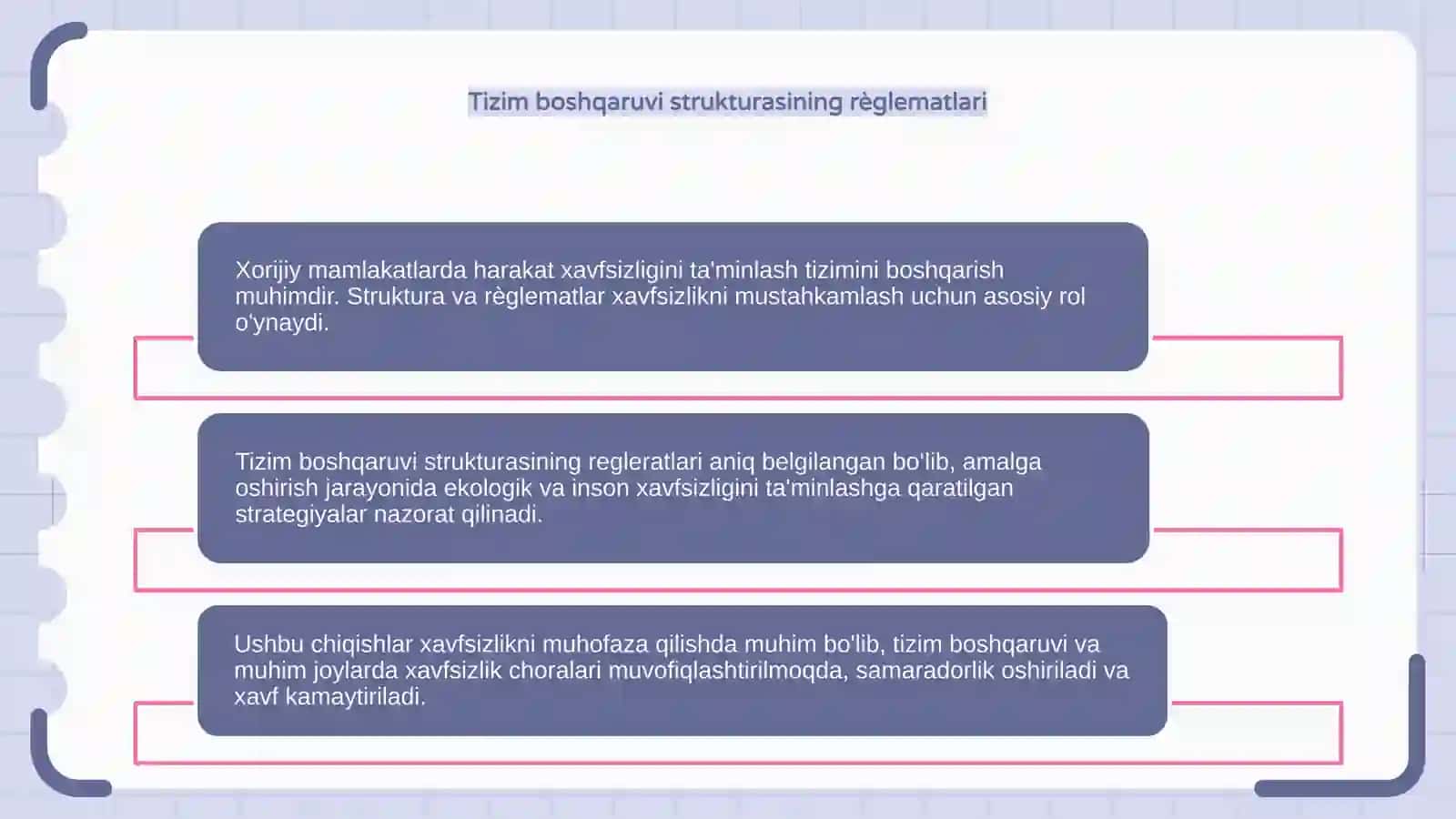 Xorijiy mamalakatlarda harakat xavfsizligini ta'minlash tizimini boshqarishni tashkil etish 4