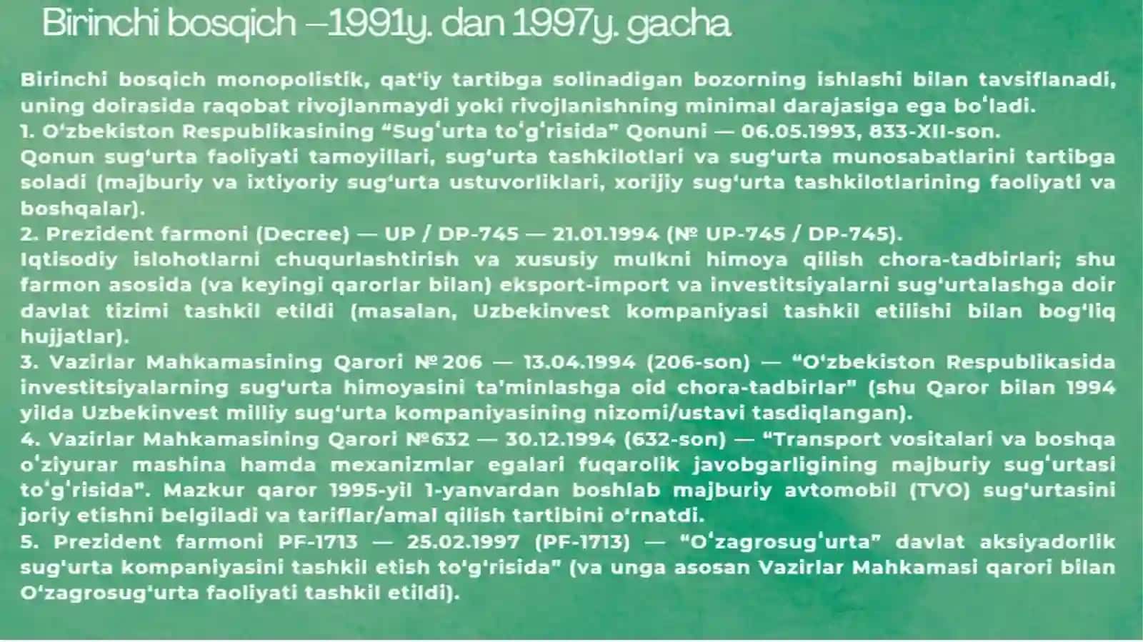 Sug'urtaning rivojlanish bosqichlari prezintatsiya 4