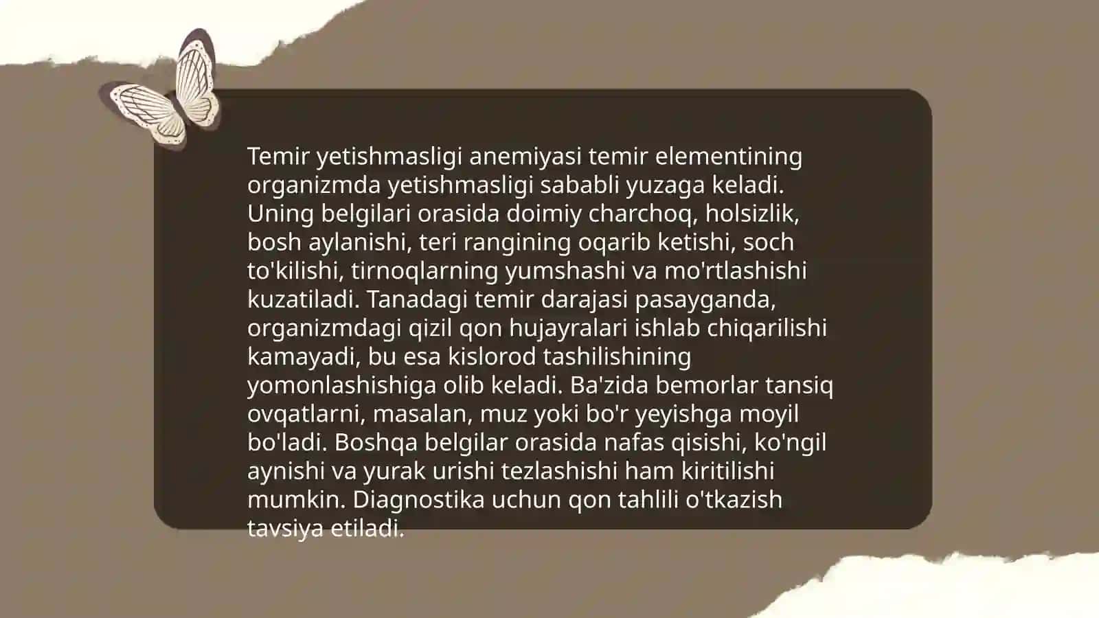 Temir yetishmasligi anemiyasi, uning profilaktikasi 4