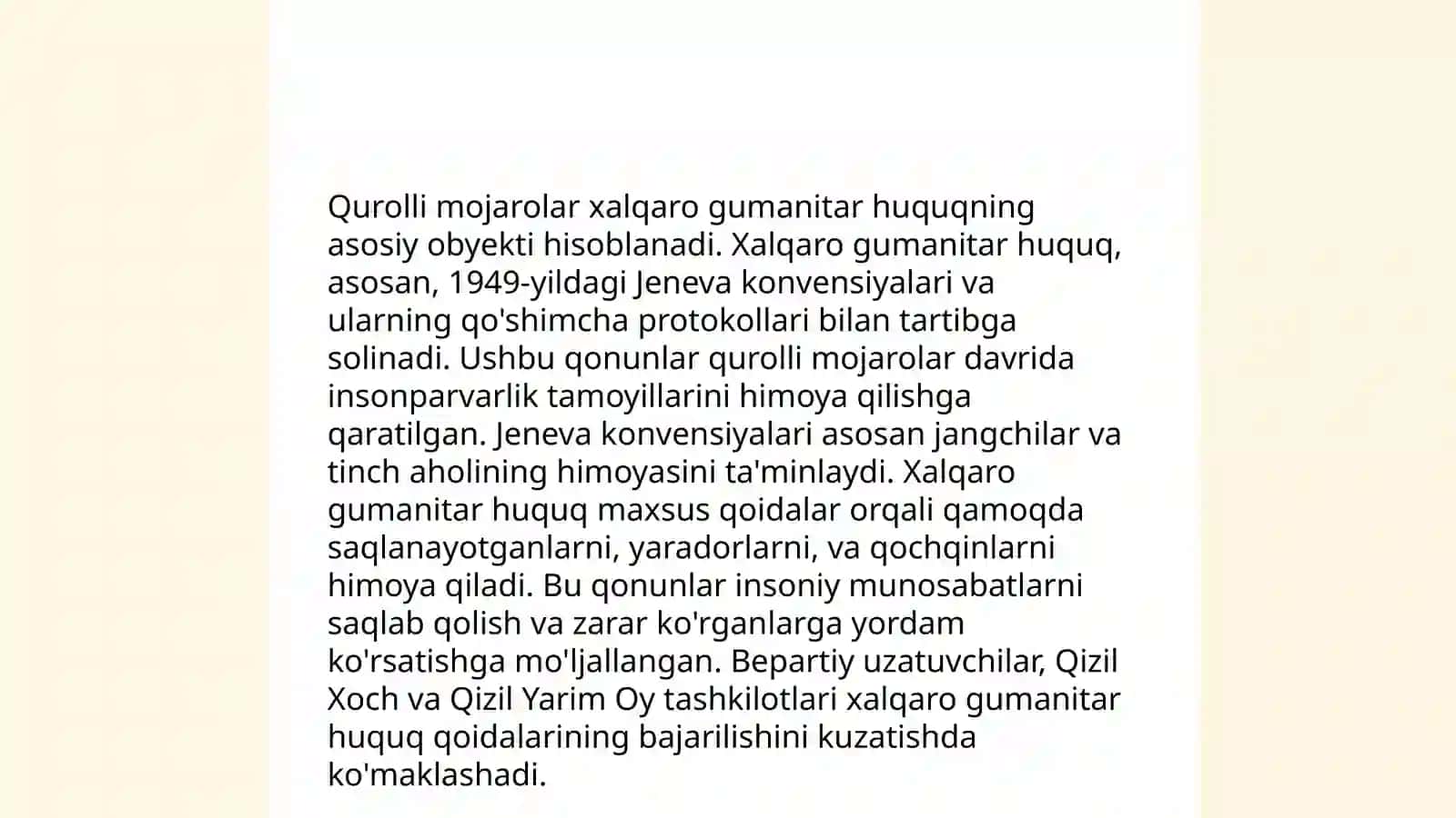 Xalqaro gumanitar huquq tushunchasi 4