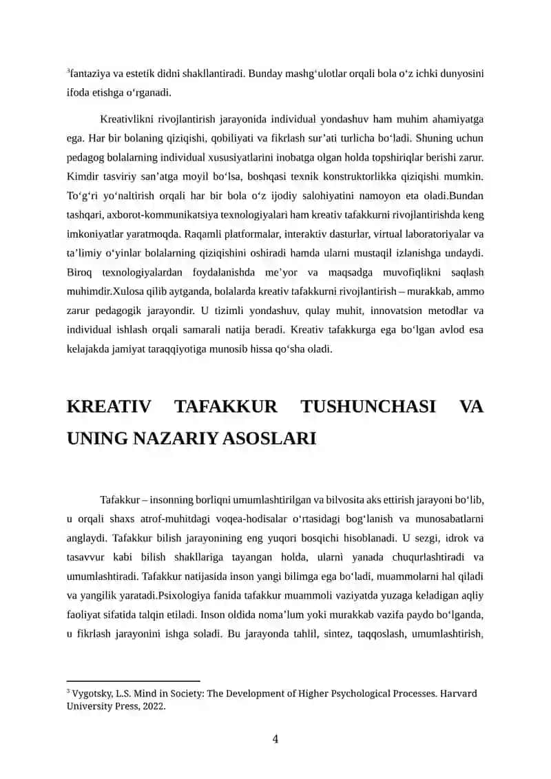 BOLALARDA KREATIV TAFAKKURNI RIVOJLANTIRISH 4