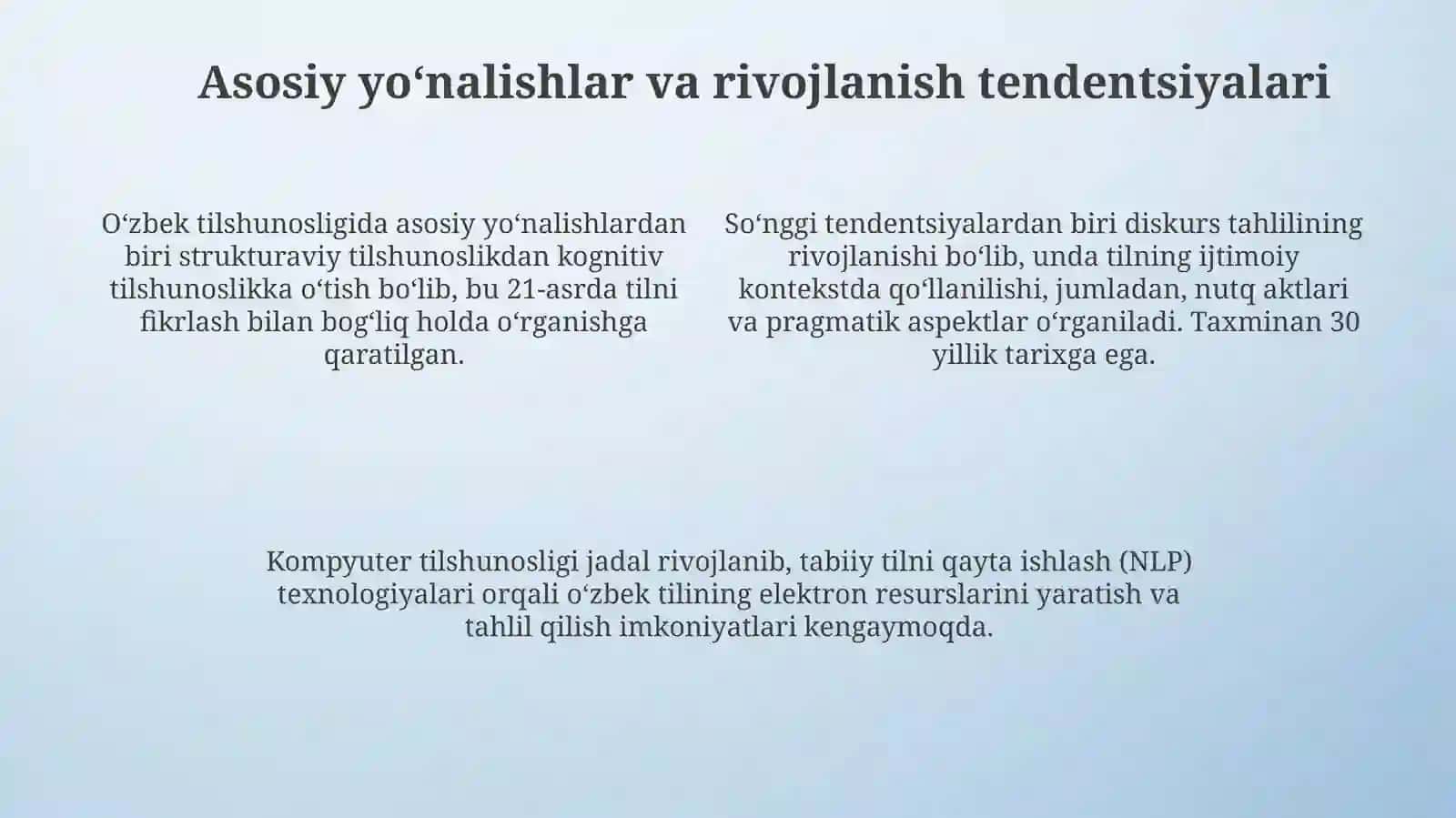 O'zbek tilshunosligida yangı lingvistik paradigmalar 4