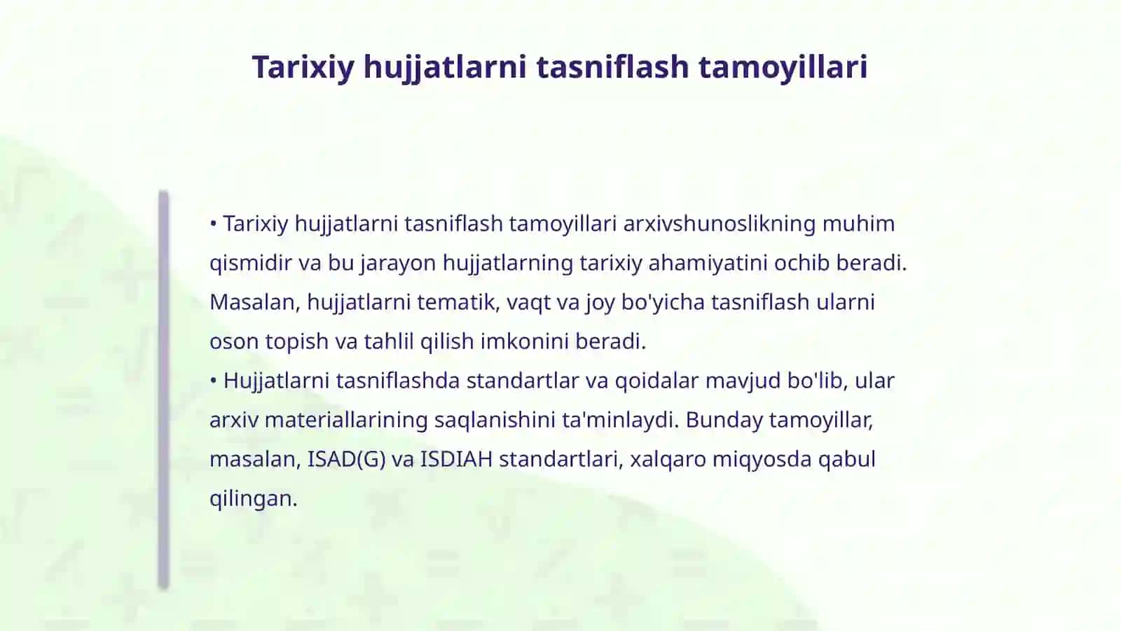 Arxivshunoslik fanining metodologiyasi va zamonaviy yo’nalishlari 4