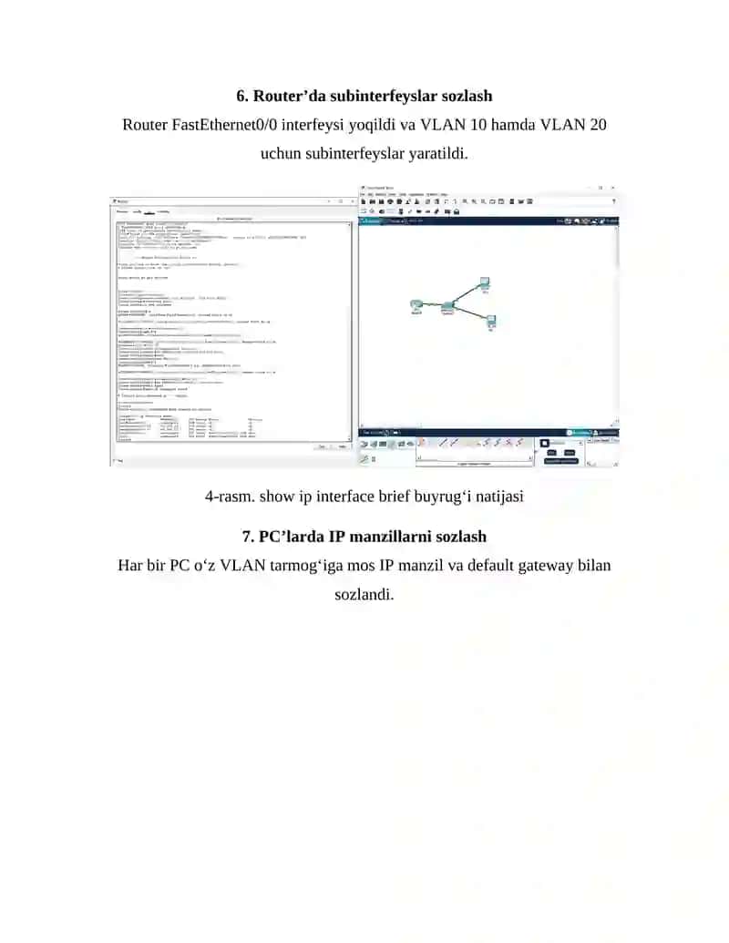 Cisco Packet Tracer VLAN Configuration 4