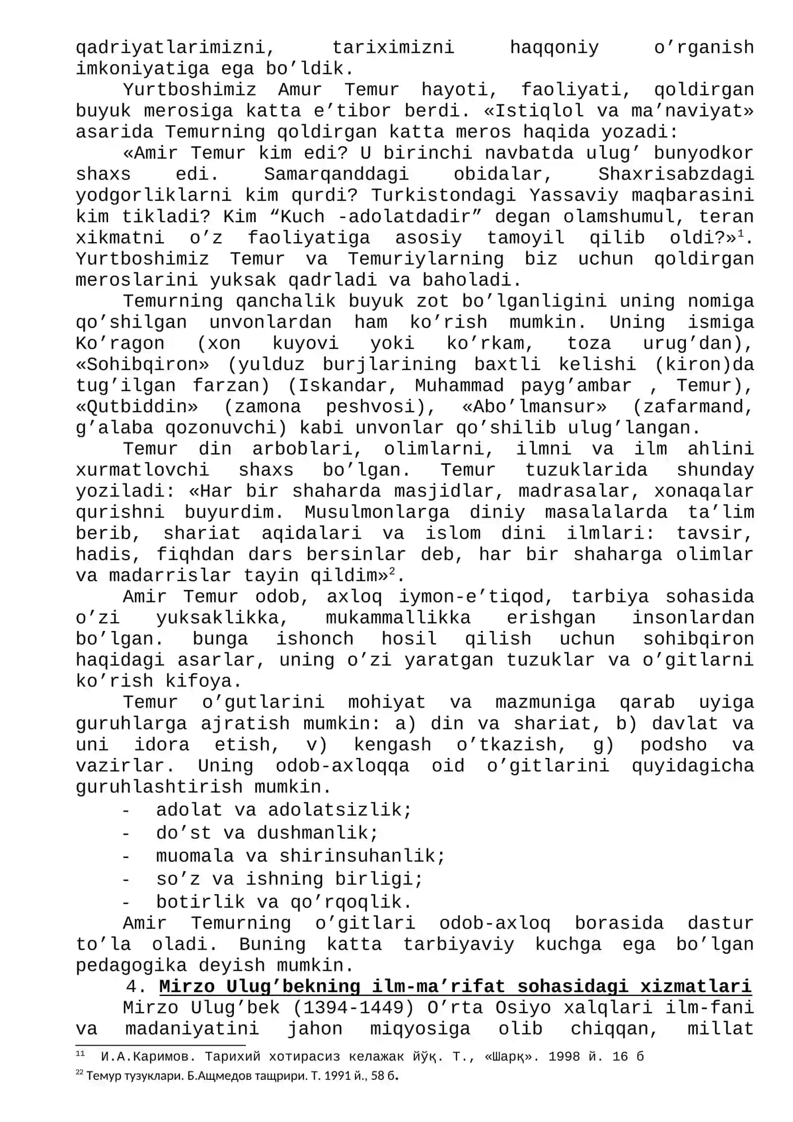 XIV-XVI asrlarda Movarounnahrda ta’lim-tarbiya va pedagogik fikrlar 4