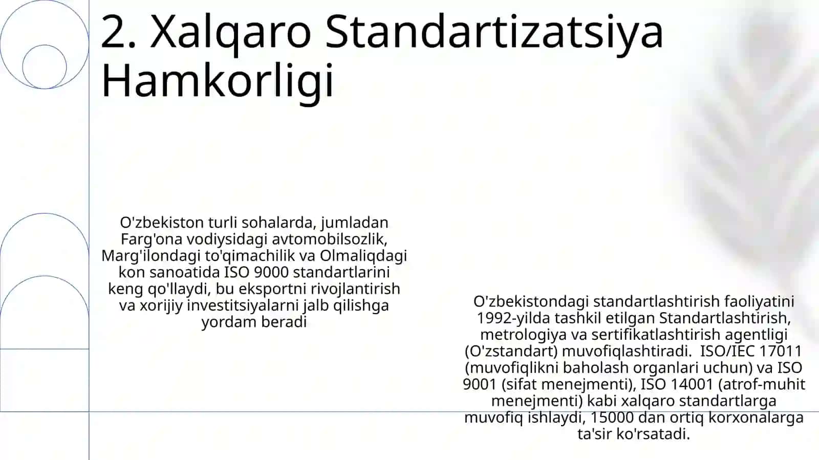 O'zbekistonda standartlashtirish ishlarini tashkil qilish 4