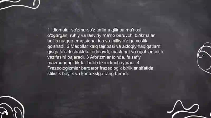 Iboralar va tasviriy ifodaning nutqdagi oʻrni 4