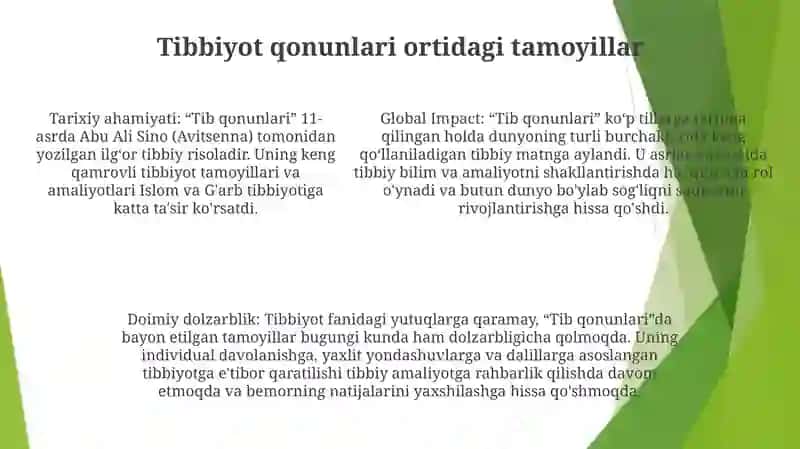 Tib Qonunlari Asarining Olamshumul Ahamiyati 4