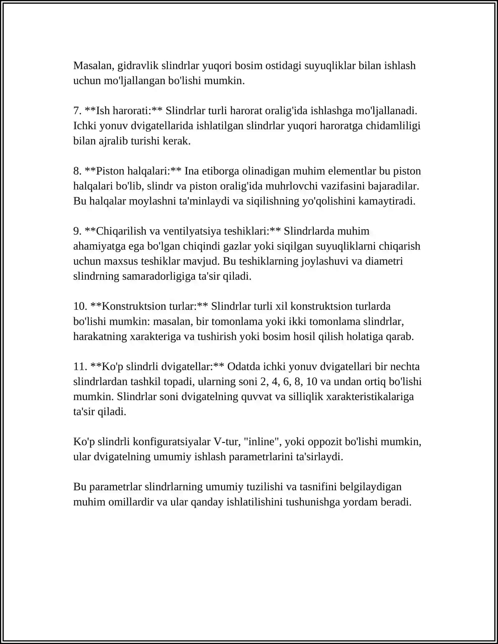 SLINDRLAR QOPQOĜI VAZIFASI VA TUZILISHI 4