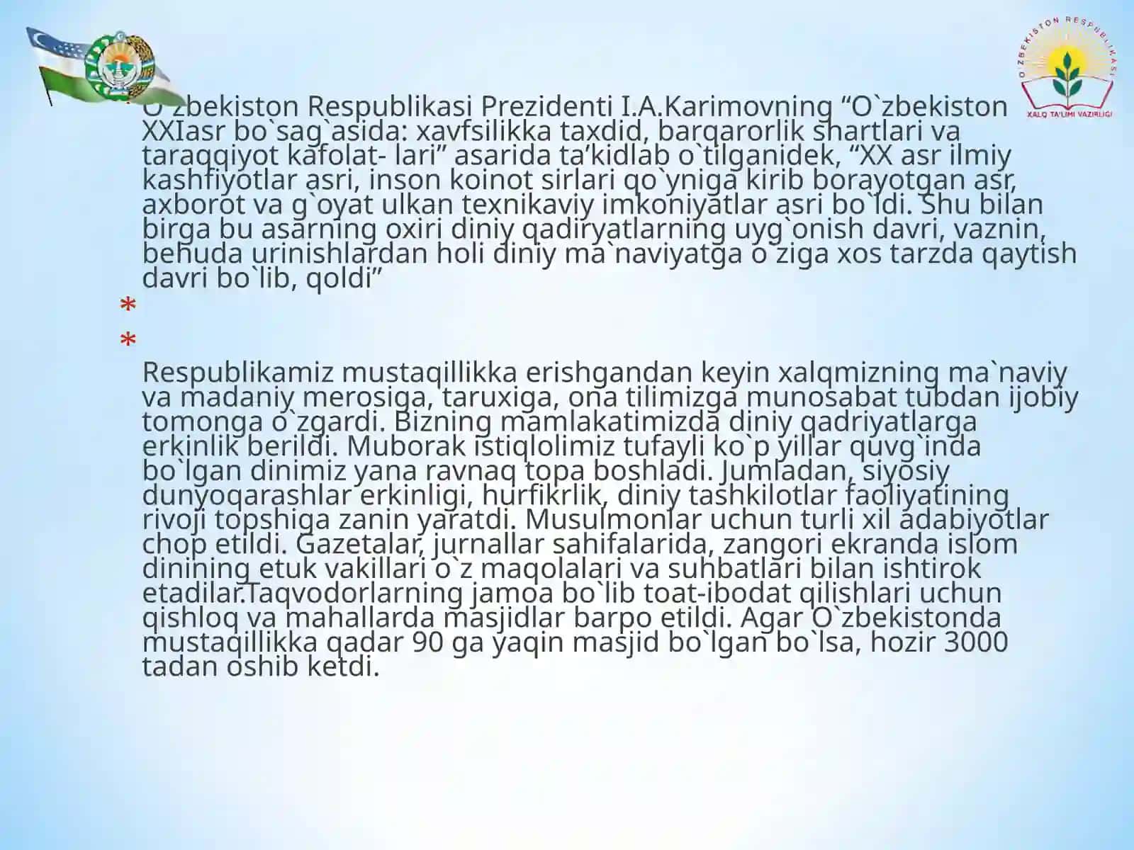 Diniy ekstremizm va terrorizmni jamiyat barqarorligiga tahdidi 4