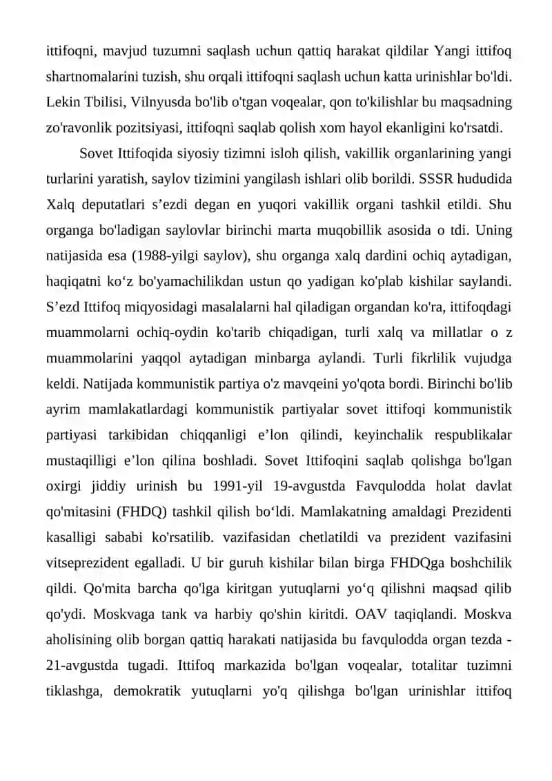 O'zbekiston Respublikasi Konstitutsiyasi yaratilish tarixi 4