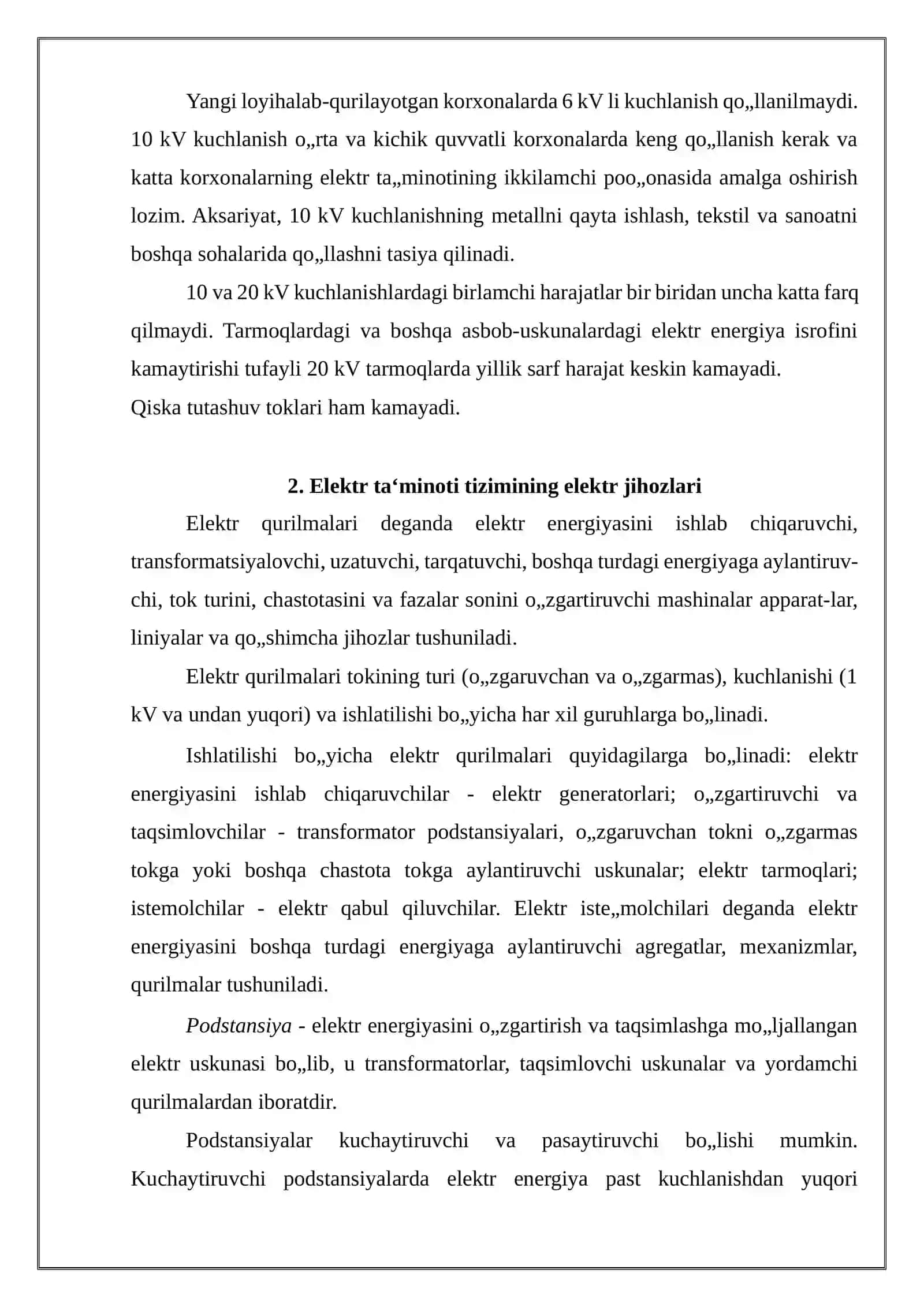 KONCHILIK KORXONALARI PODSTANSIYALARI VA TAQSIMLOVCHI PUNKTLARI 4