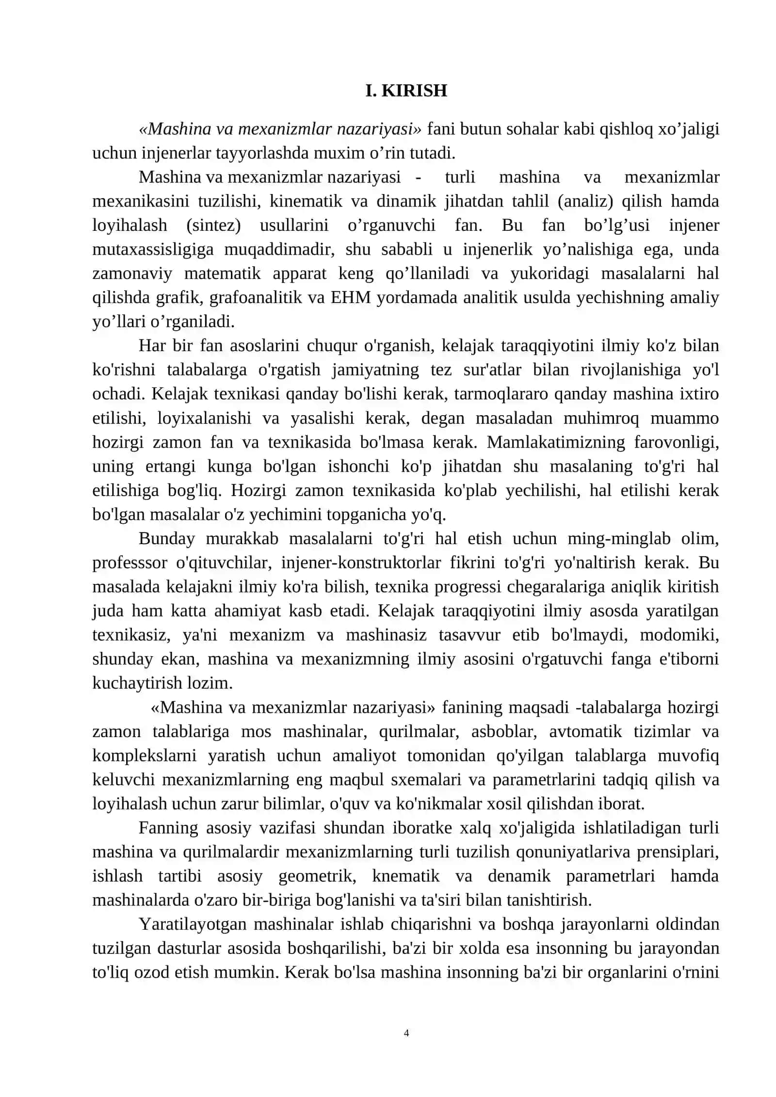 Ikki pog’onali kopressor mexanizmlarini o’rganish va ularni loyihalash 4