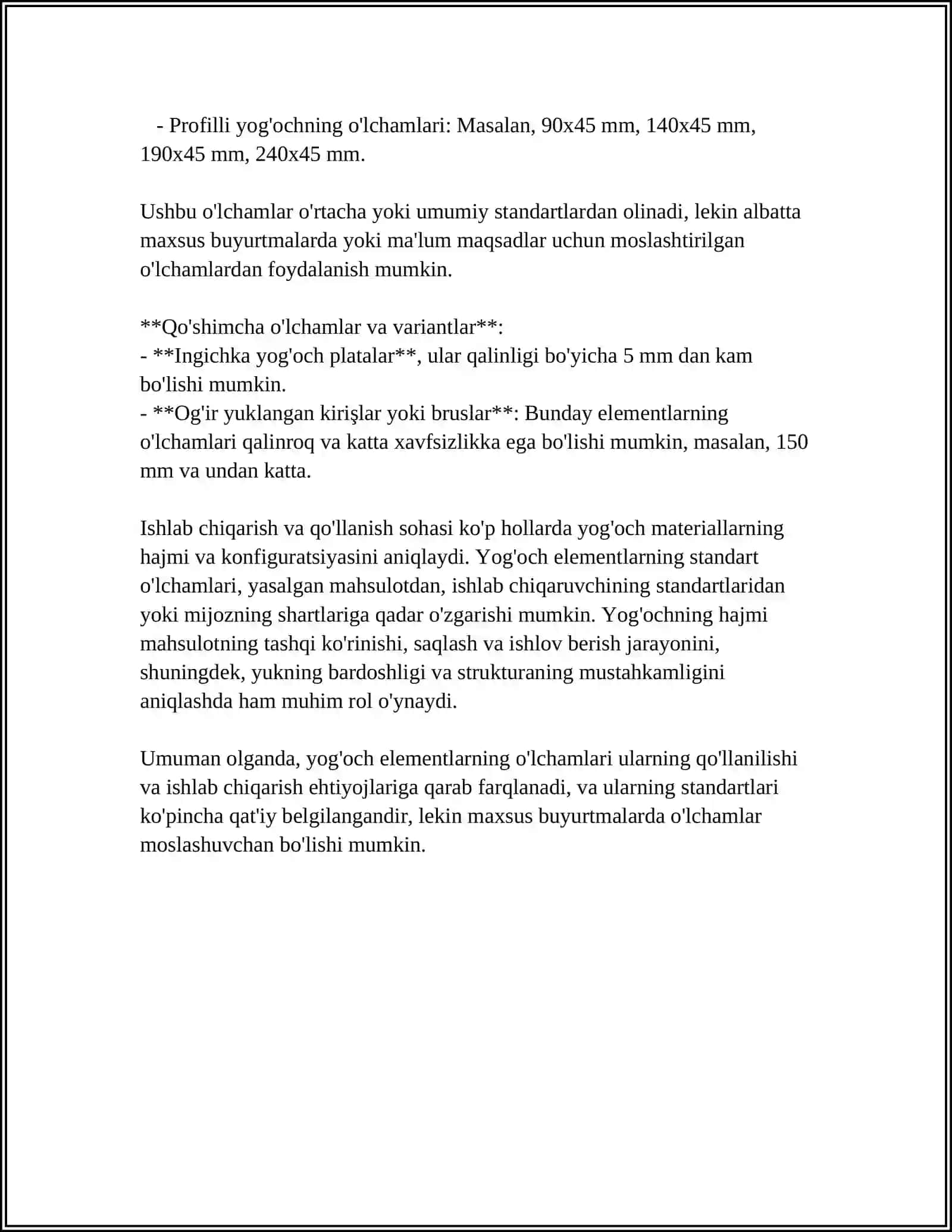 EGILISHGA ISHLAYDIGAN YOGʻOCH ELEMENTLARINING HISOBI VA KESIM YUZALARINI ANIQLASH 4