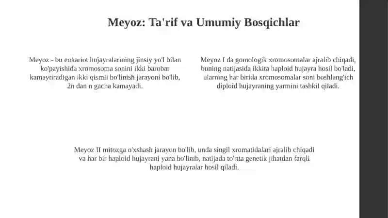 Mitoz va Meyoz 4
