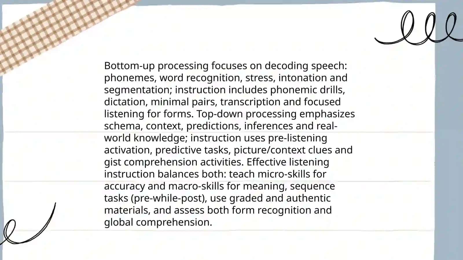 Teaching listening skills 4