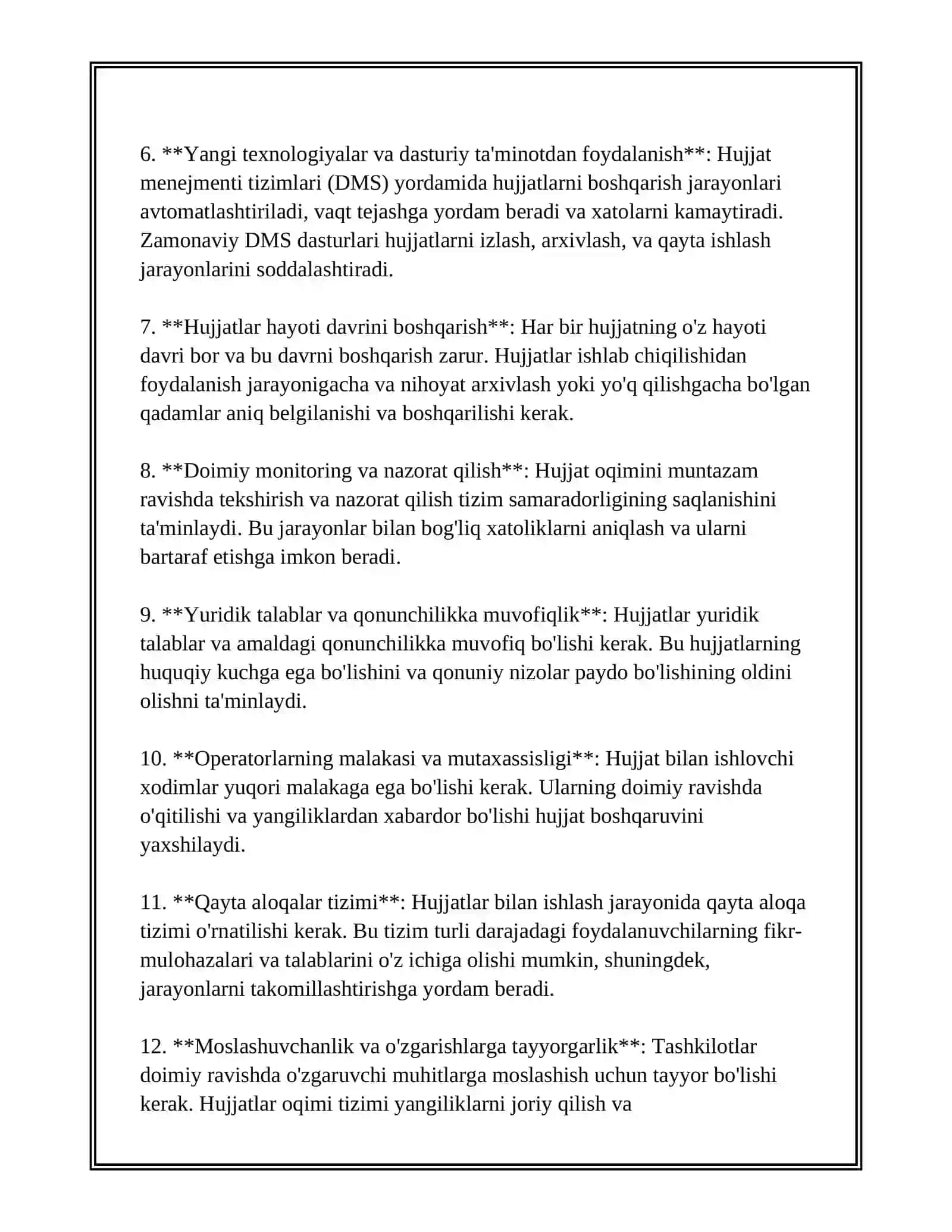 ASOSIY HUJJAT OQIMINI TUZISH RASMIY BELGILAR 4