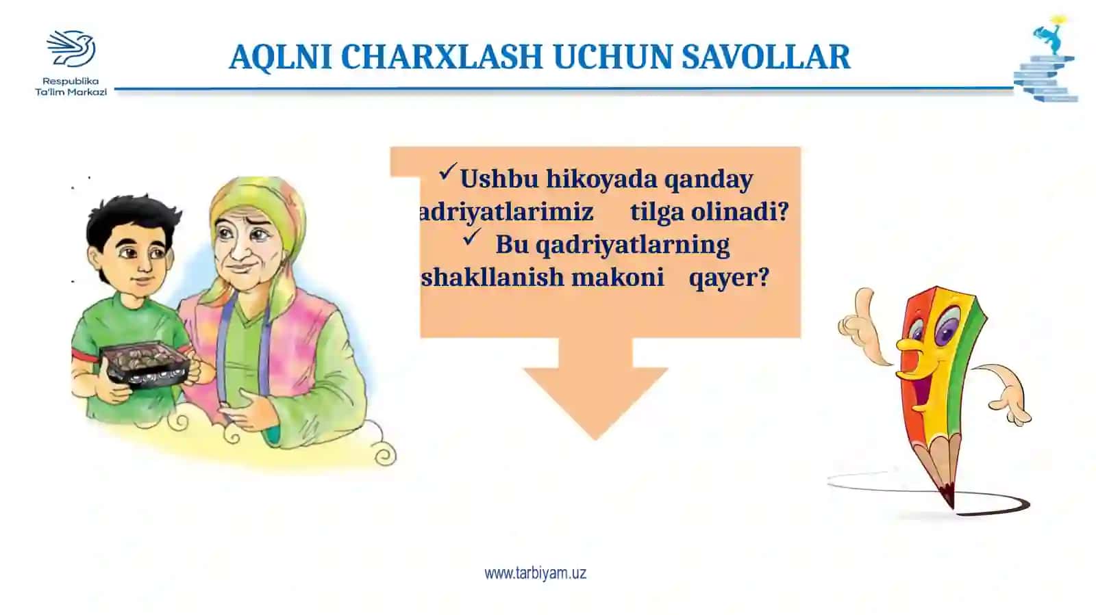 AQLNI CHARXLASH UCHUN SAVOLLAR 4