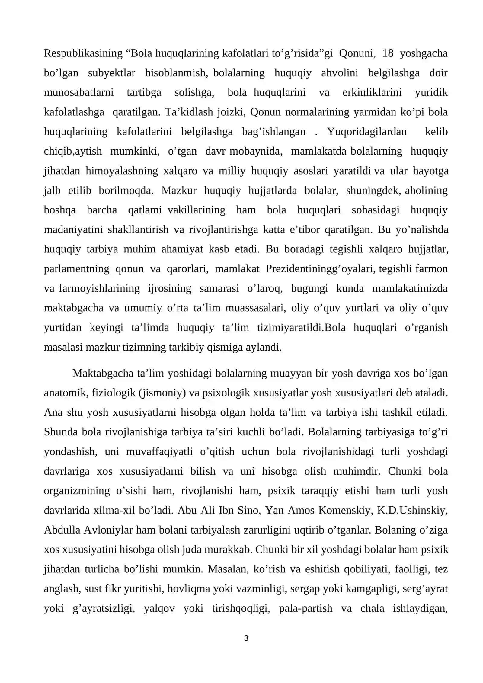 MAKTABGACHA YOSH DAVRLARINING O’ZIGA XOS XUSUSIYATLARI. O’RTA GURUH BOLALARI(4-5 YOSHLI BOLALAR)NING RIVOJLANISH XUSUSIYATLARI 4
