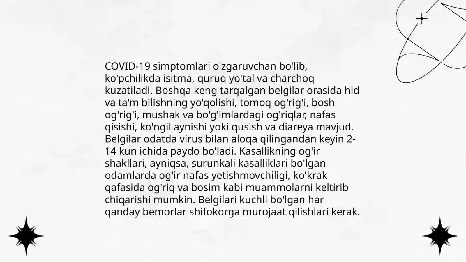 COVID-19 ning tarqalish usullari 4