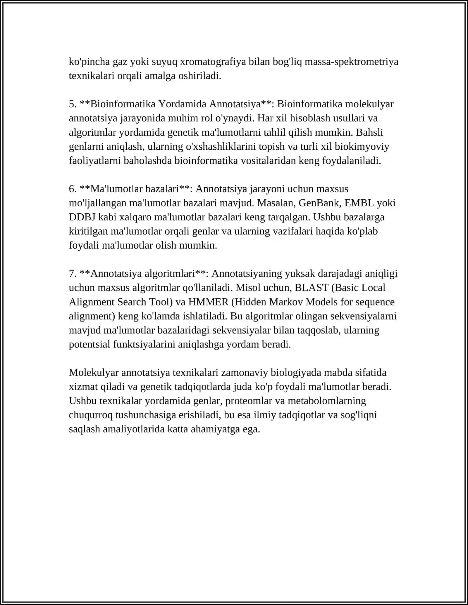 MOLEKULALAR ANOTLASH MOLEKULYAR QATLAMLASH 4