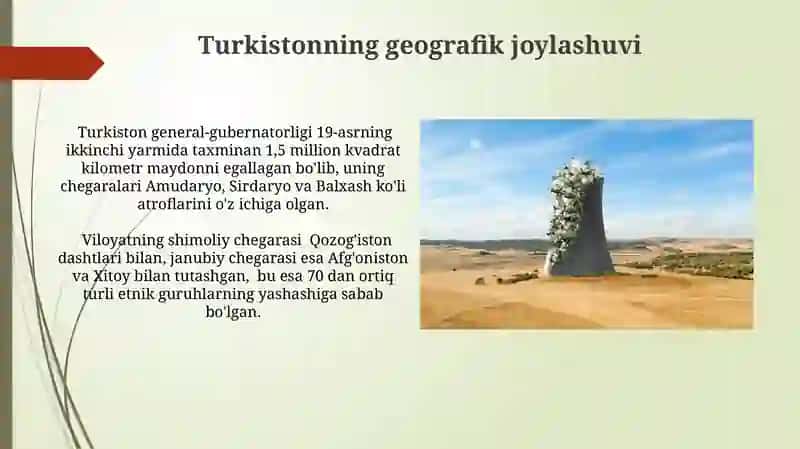 Turkiston general gubernatorligining tarixiy geografiyasi 4