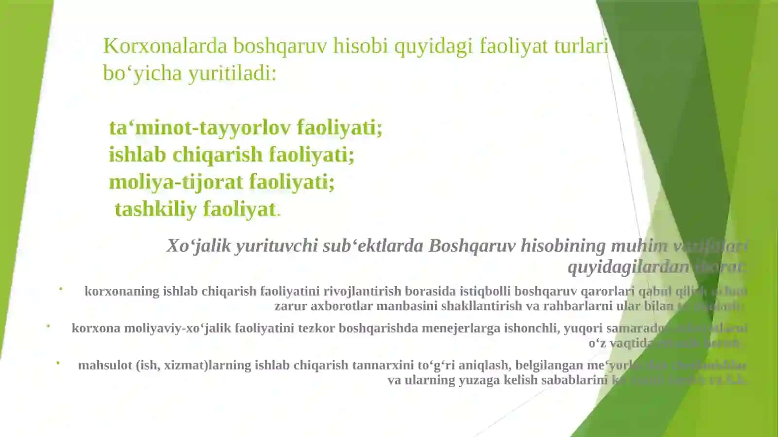 BOSHQARUV HISOBI FANIDAN TAQDIMOT ISHI 4