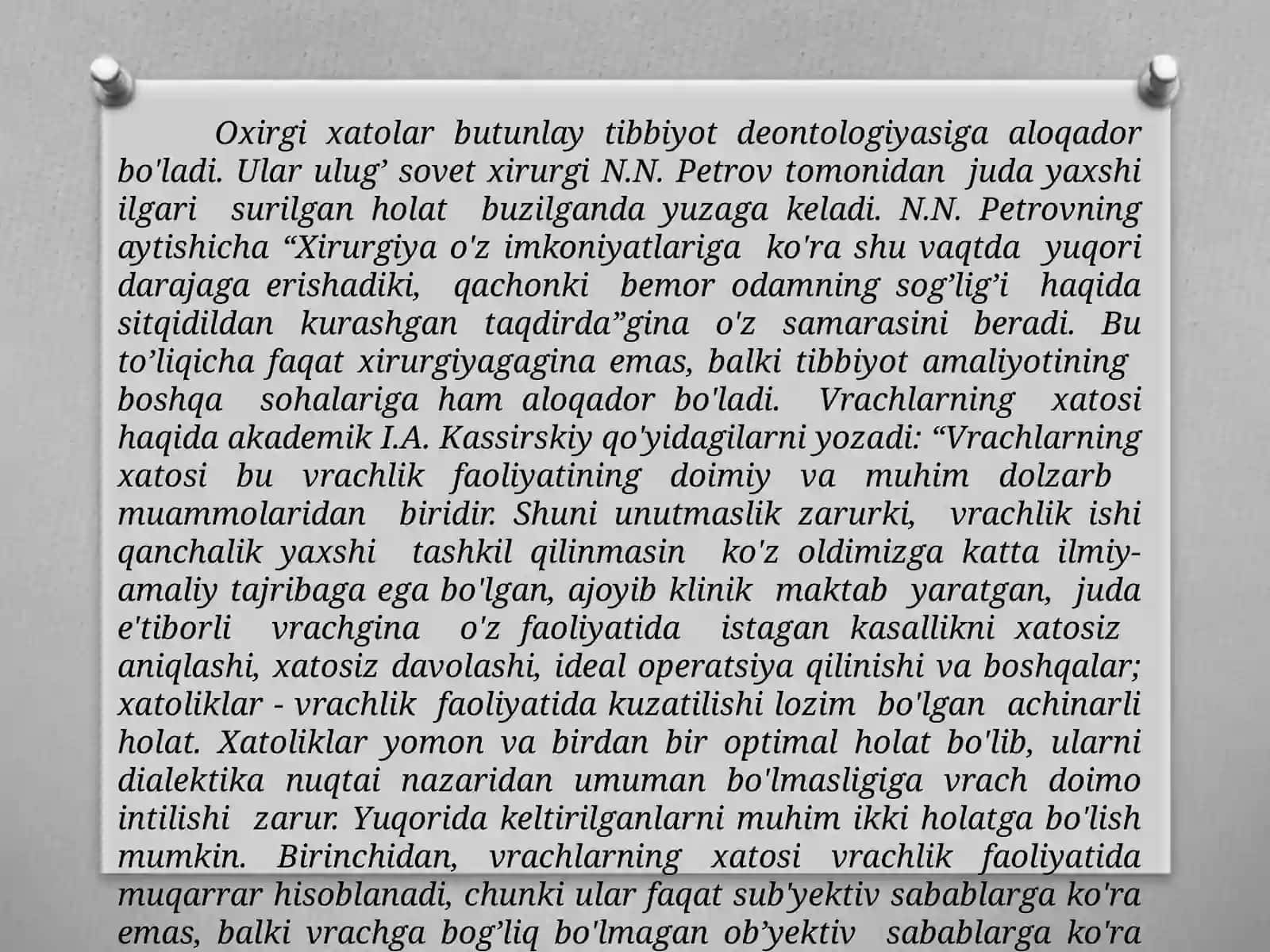 Vrachning xatosi 4