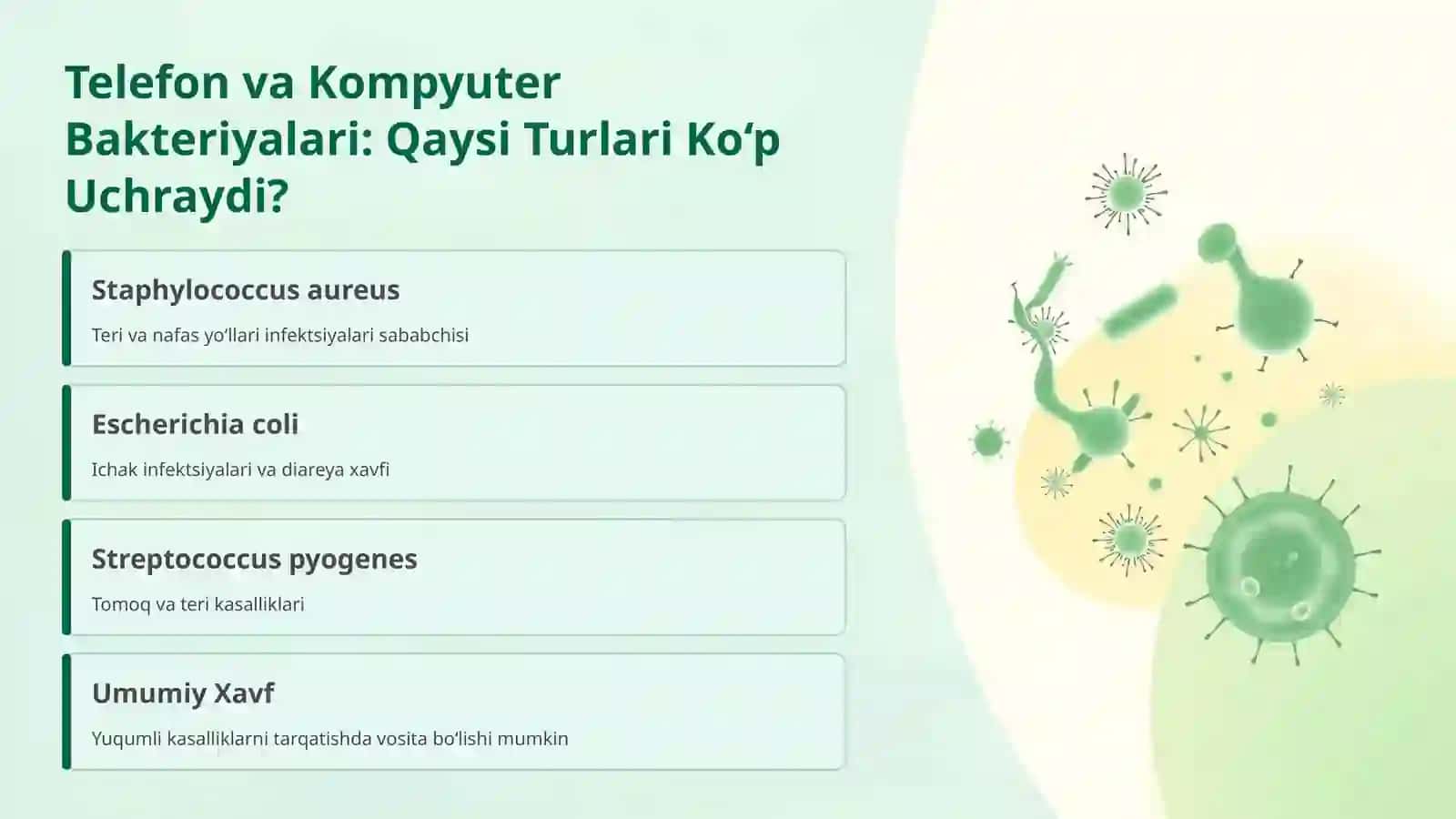 Kompyuter va Telefonlarning Bakterial Kontaminatsiyasi: Haqiqiy Xavf 4