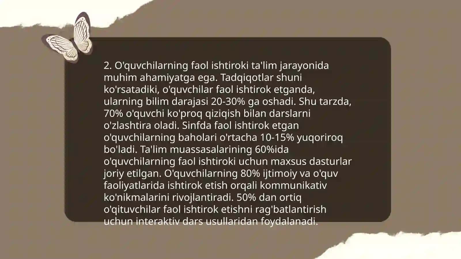 O'qitishning interfaol modeli 4