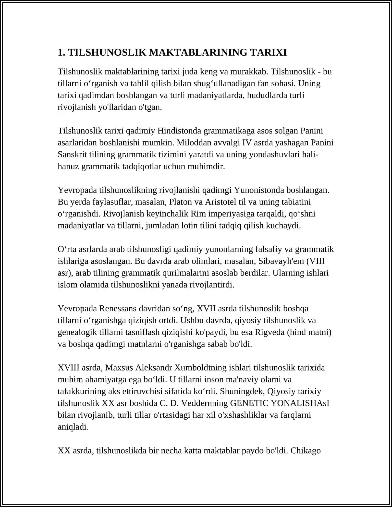TILSHUNOSLIK MAKTABLARI VA ULARNING AMALIY ASOSI 4