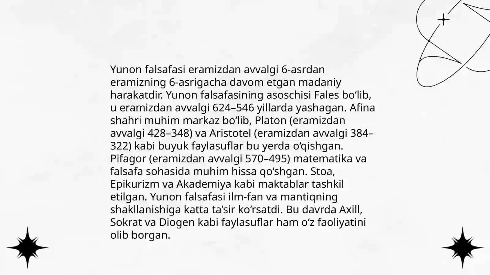 Falsafa fani taraqqiyot bosqichlari 4