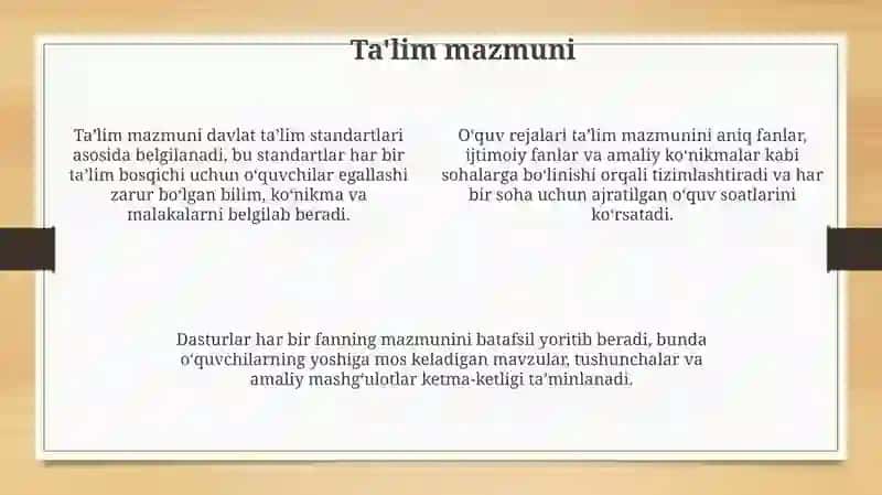 Ta'lim qonuniyatlari va tamoyillari 4