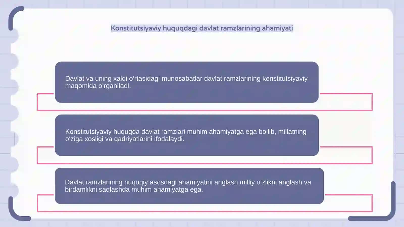 Davlat  va  xalq  munosabatlari  Davlat  ramzlarining  konstitutsyiyaviy  maqomi 4