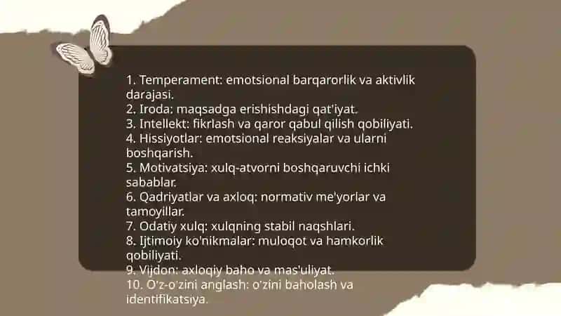 Harakter tushunchasi 4