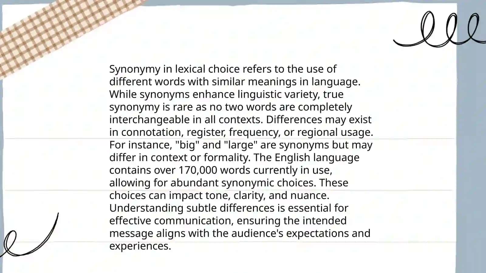 Lexical strategies 4