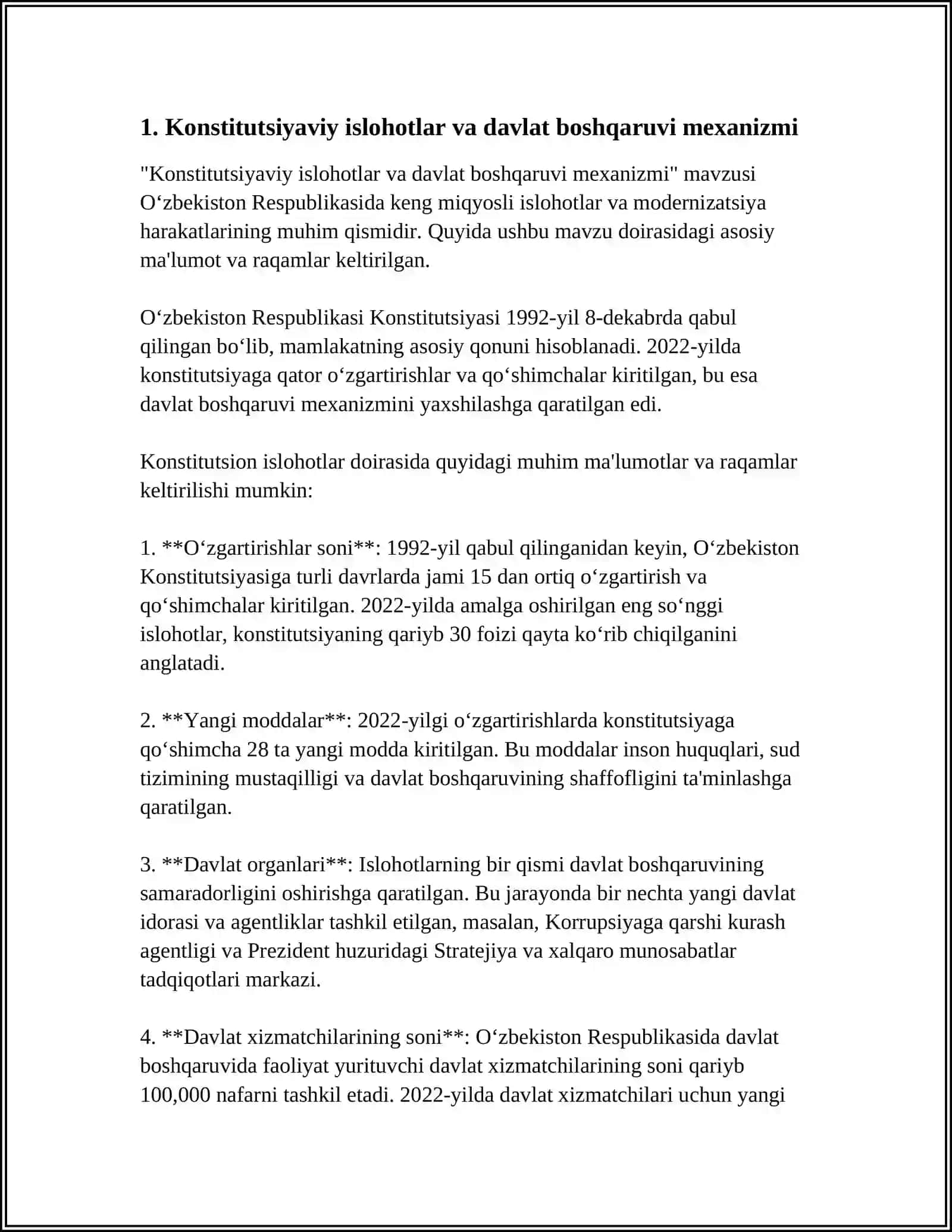 Konstitutsiyaviy islohotlar va davlat boshqaruvi mexanizmi 4