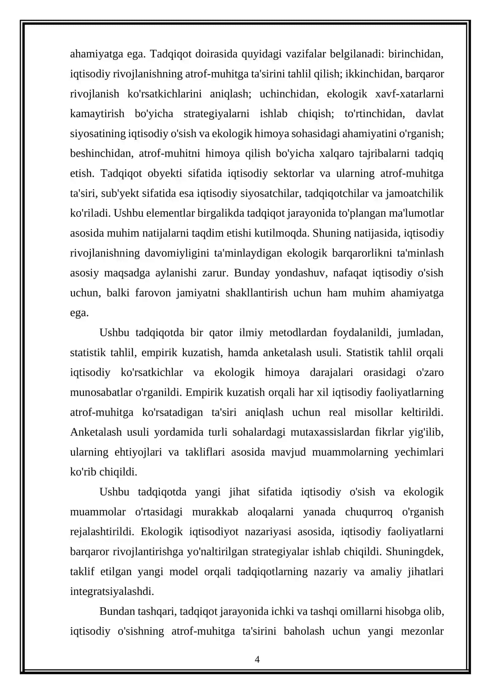 IQTISODIY O'SISH VA ATROF-MUHITNING O'ZARO BOG'LIQLIGI 4