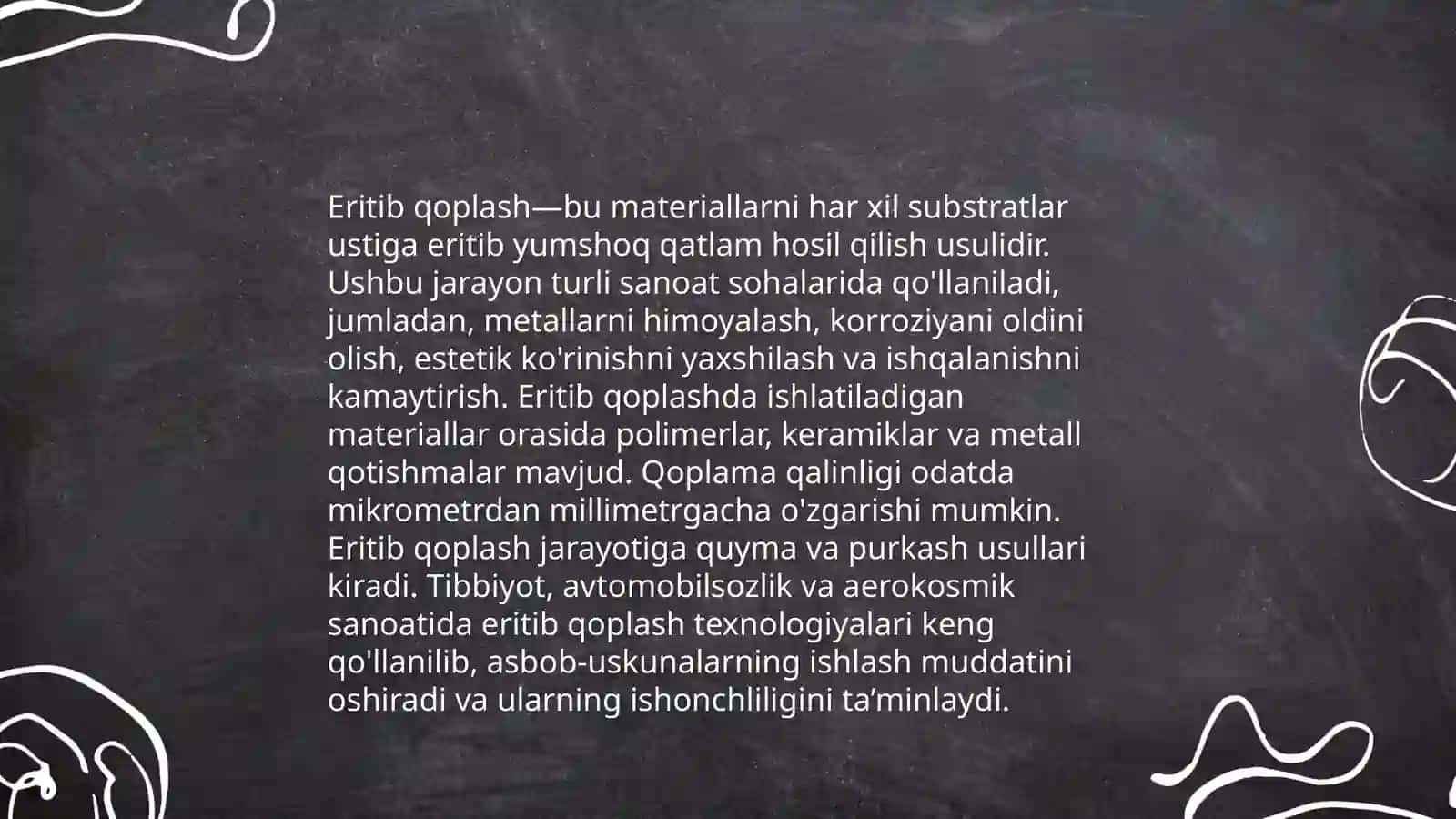 Kesish jarayonlari texnologiyasi 4