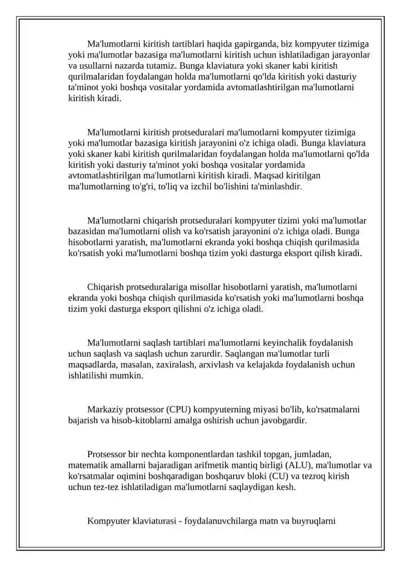 Axborot-kommunikatsiya texnologiyalari va tizimlari 4