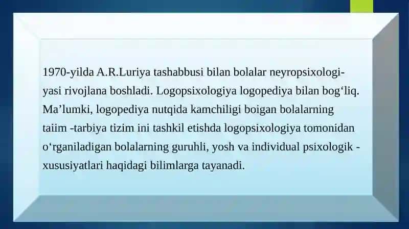 LOGOPSIXOLOGIYAVAPSIXOLOGIK KORREKSIYA METODLARININGNAZARIY VA METODOLOGIK ASOSLARI 4
