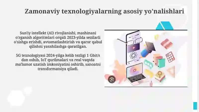 Texnik vositalarning rivojlanish tendensiyalari 4