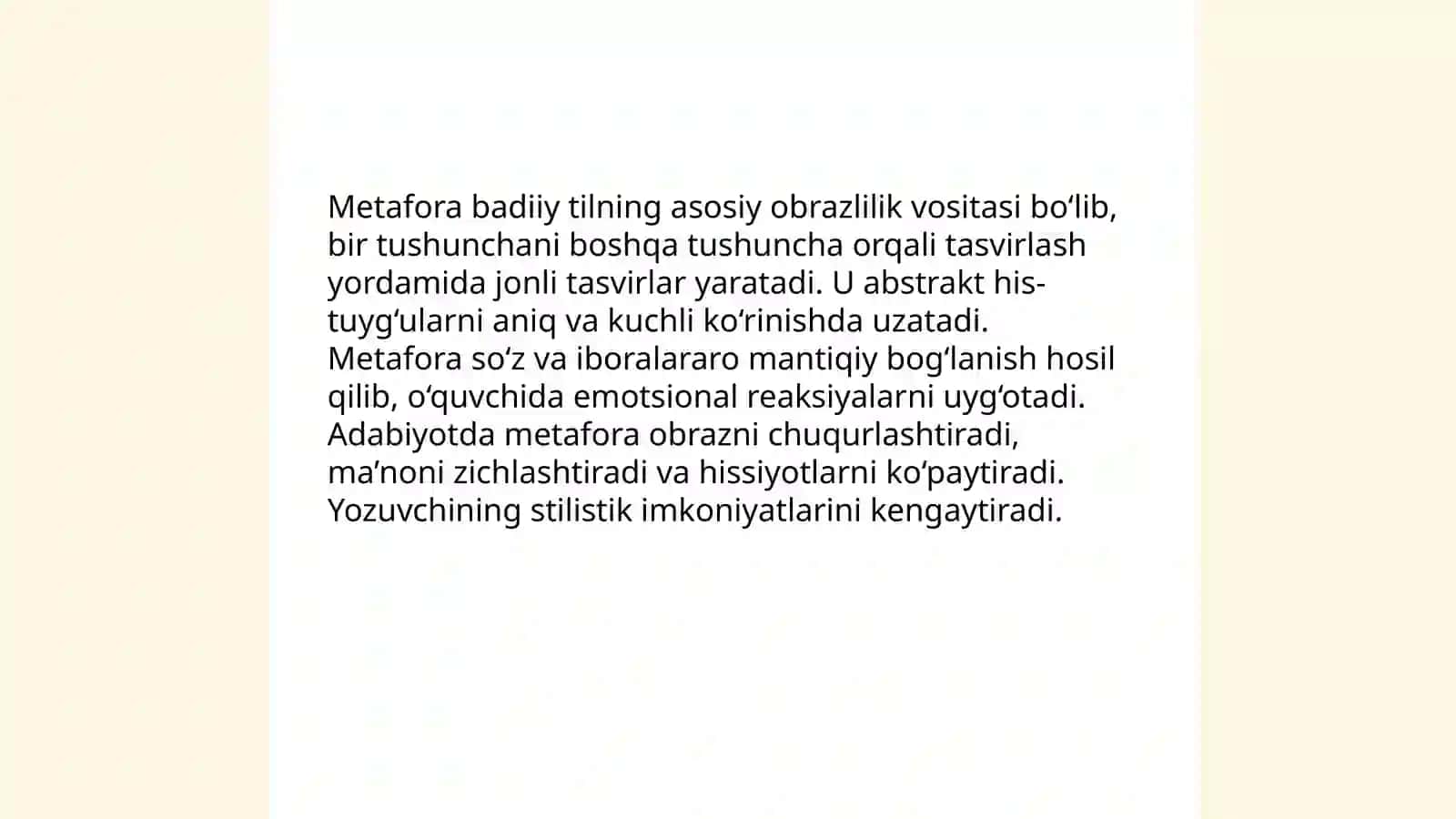 Badiiy tilning obrazliligi va emotsionalligi 4