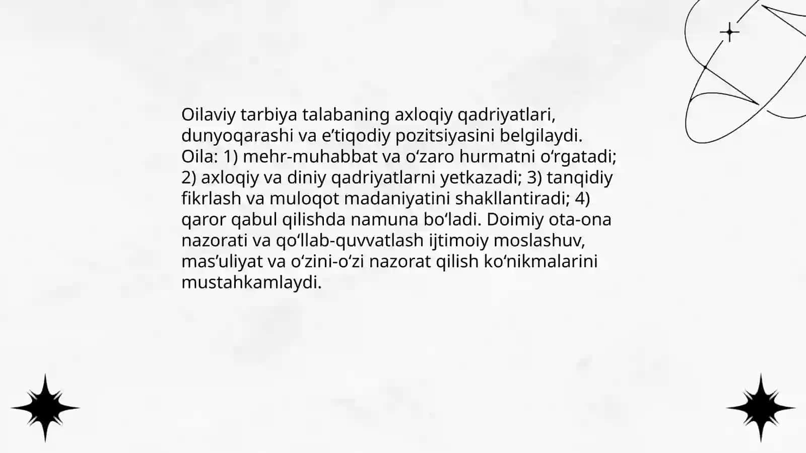 Talabaning e'tiqodi, dunyoqarashi, o’zini o’zi nazorat qilishi 4