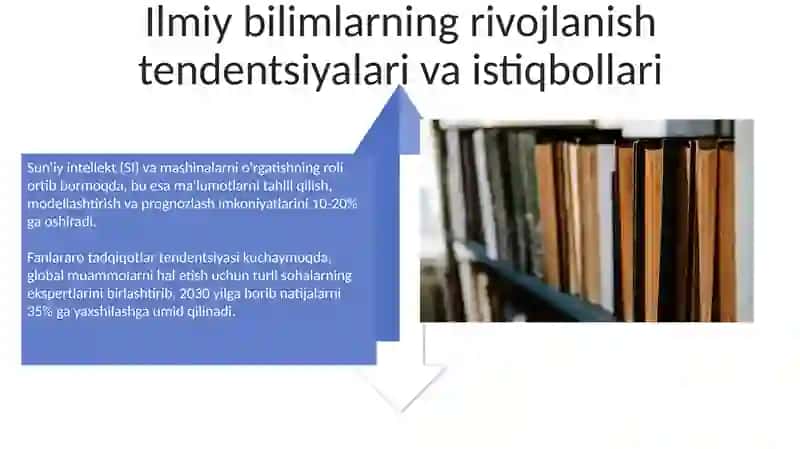 Asrlar davomidagi ilmiy tadqiqotlar fanining asosiy mazmuni va vazifalari 4
