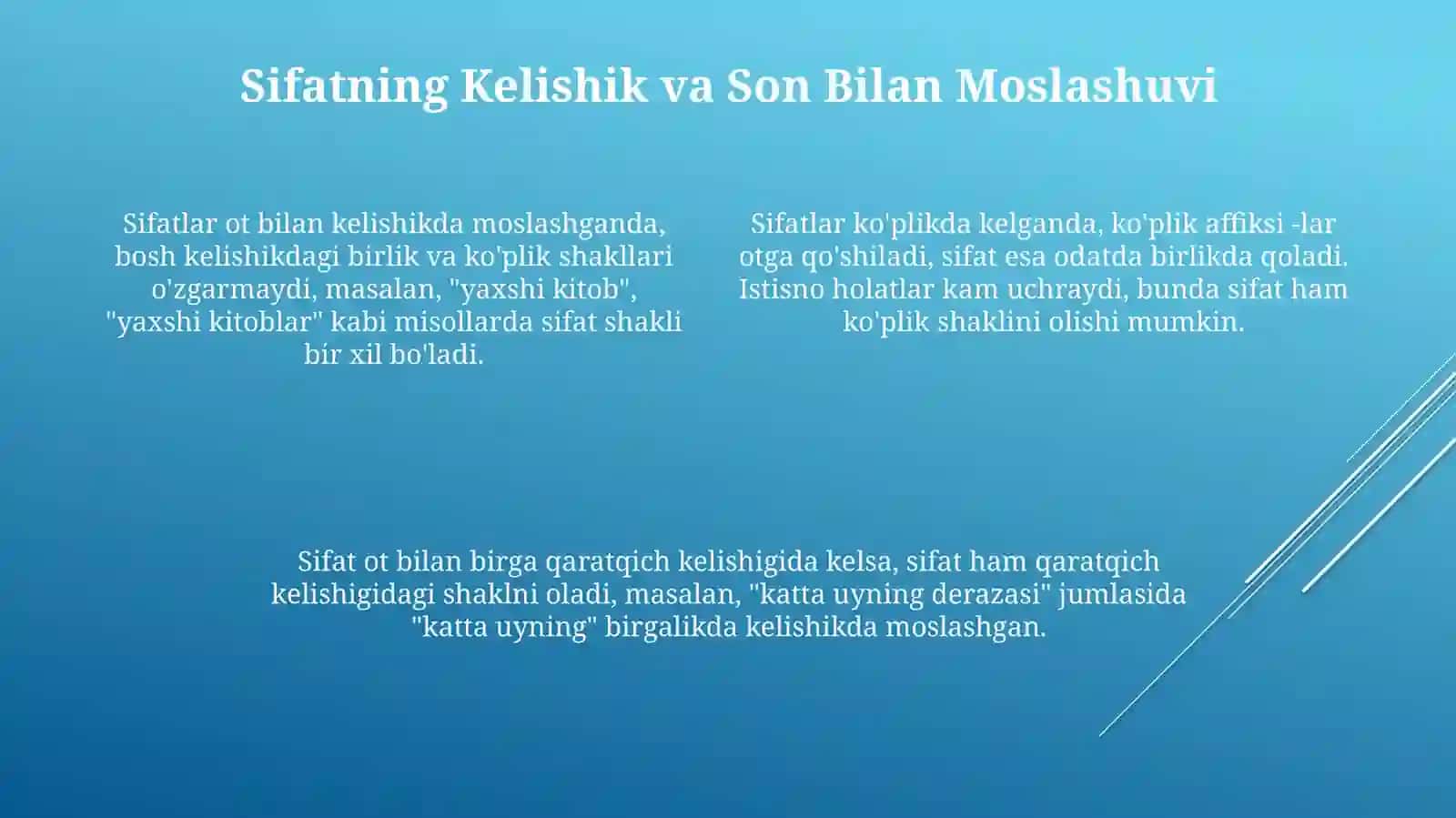 Sifatlar 4