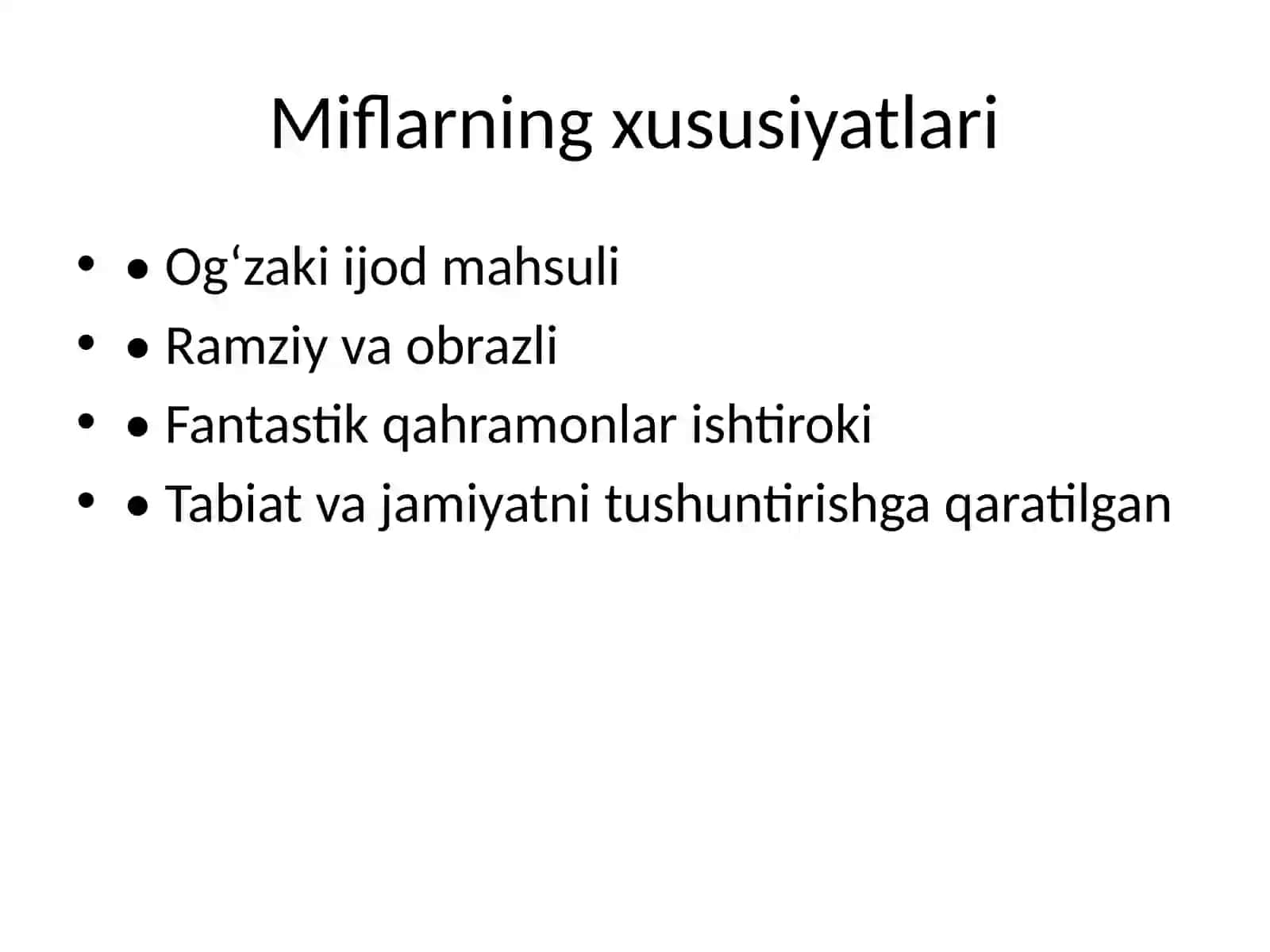 Dunyo xalqlari miflari 4