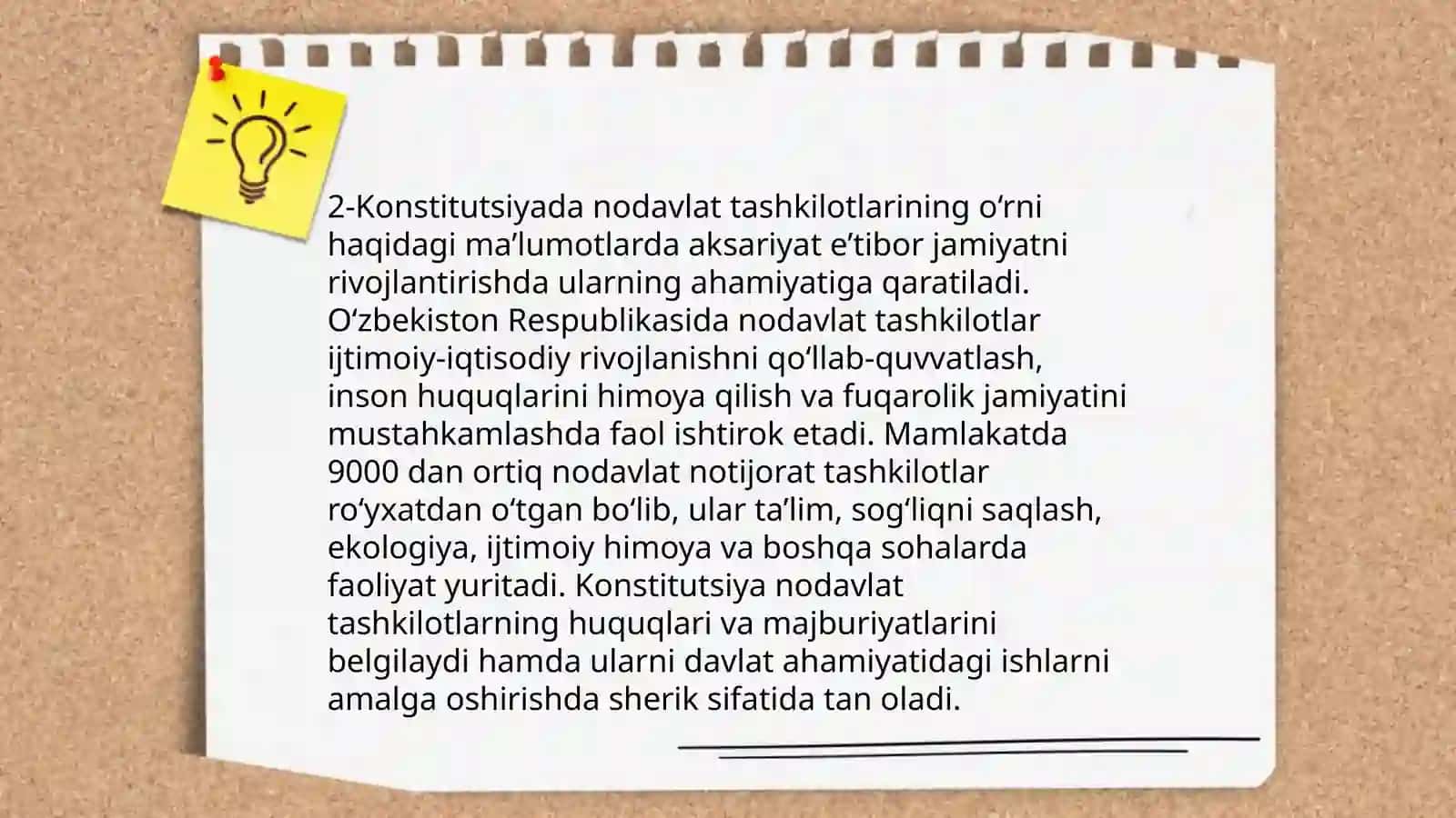 Yangi tahrirdagi Oʻzbekiston Respublikasi Konstitutsiyada fuqarolik jamiyati institutlari faoliyatining kafolatlanishi 4