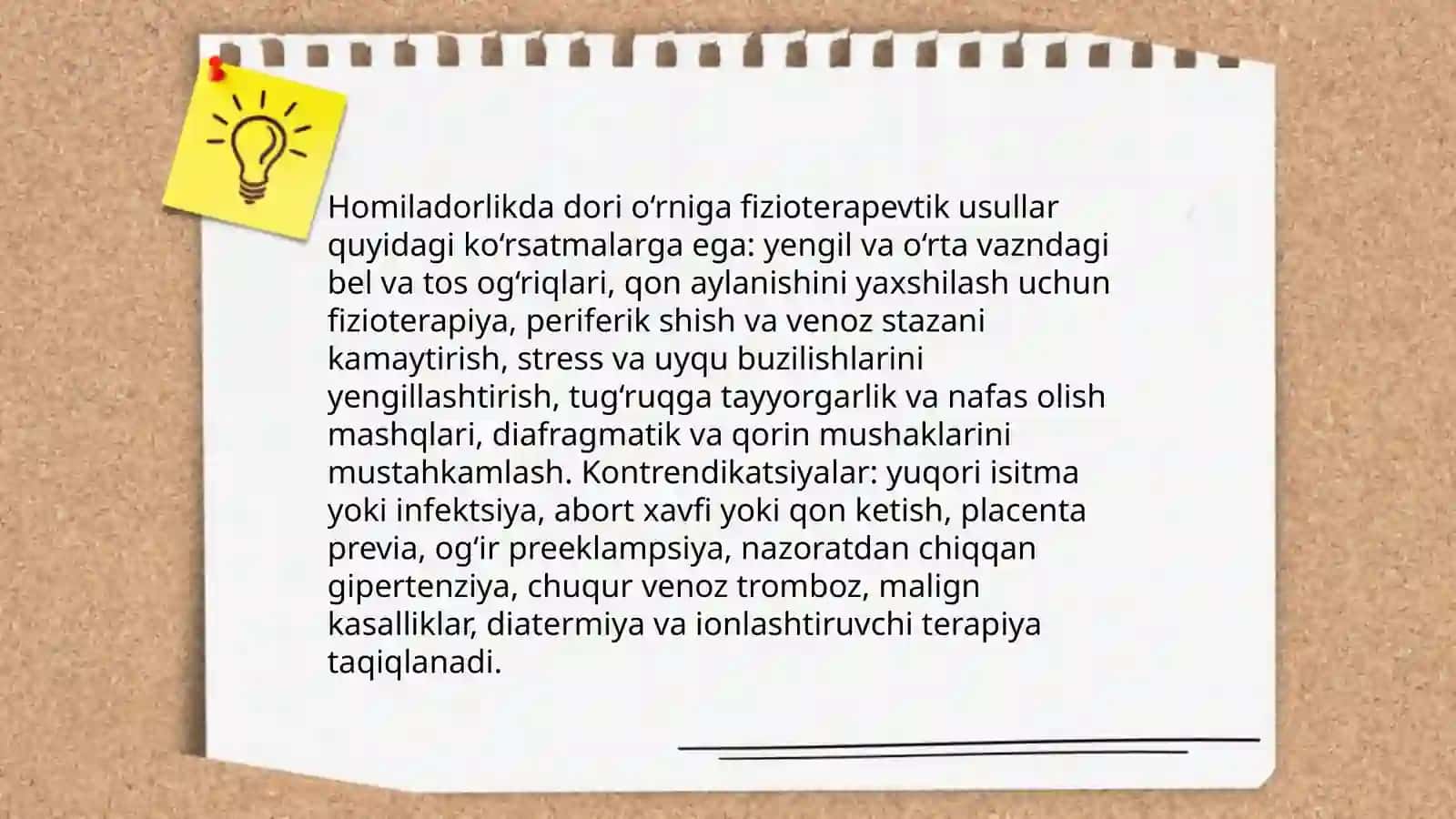 Fizioterapevtik faktorlarni akusherlikda qo'llash 4