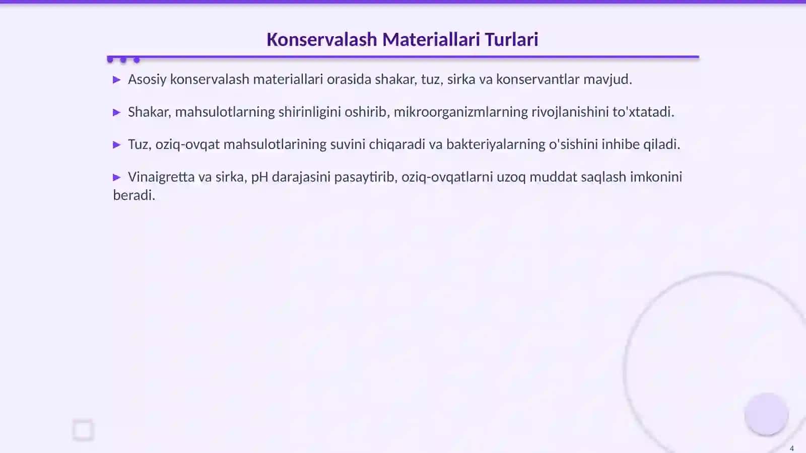 Konservalashda Qoʻllaniladigan Materiallar 4